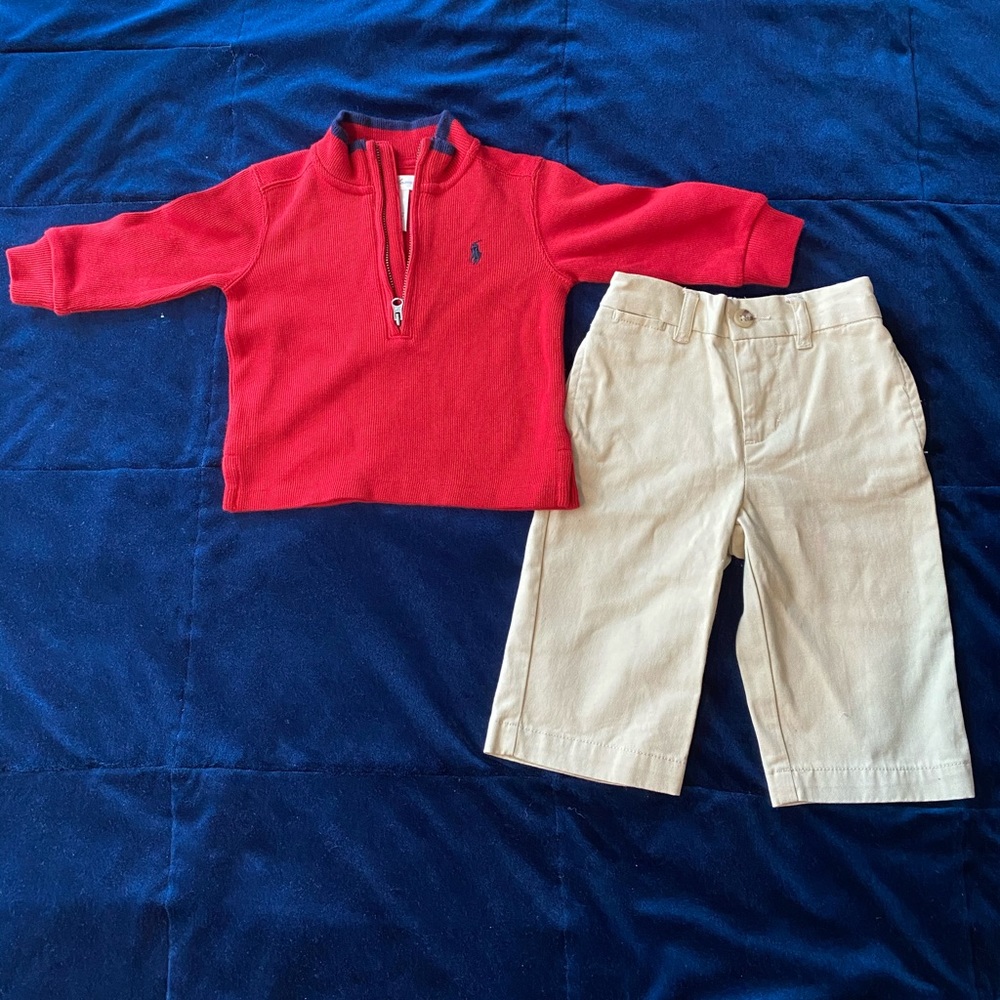 Baby Sz 9mo. POLO RALPH LAUREN OUTFIT